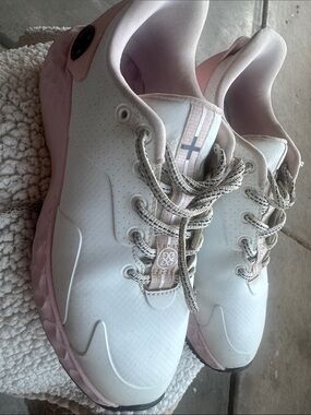 G/FORE Light Pink & White Athletic golf  Sneakers